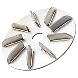 Haarentfernungsscheibe – Tierhaarentferner, 9 Gänge, arbeitssparende Reinigung, hautglättender Haarentferner für die Pflege von Nutztieren, Hähnen, Schlachtereien, Hühnern, Kühen, Schafen, tragbares,