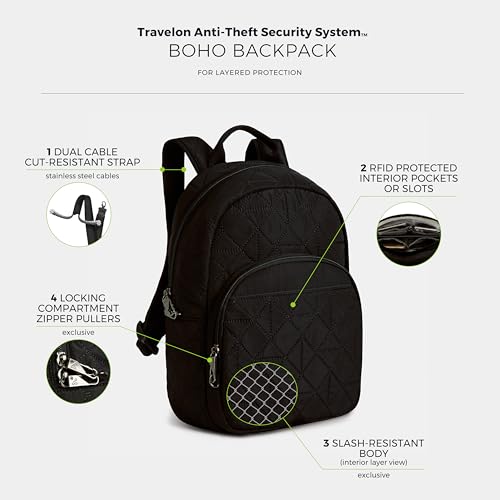 Image of Travelon Anti-Theft Boho Backpack