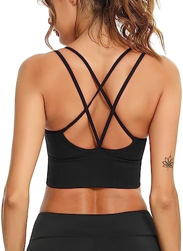 Sykooria Sujetador de Yoga Sujetador Deportivo para Mujer Almohad...