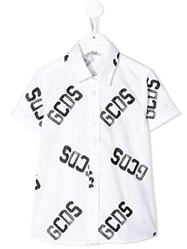 Luxury Fashion | Gcds Menino 022485001 Branco Algodão Camisa | Primavera-verão 20