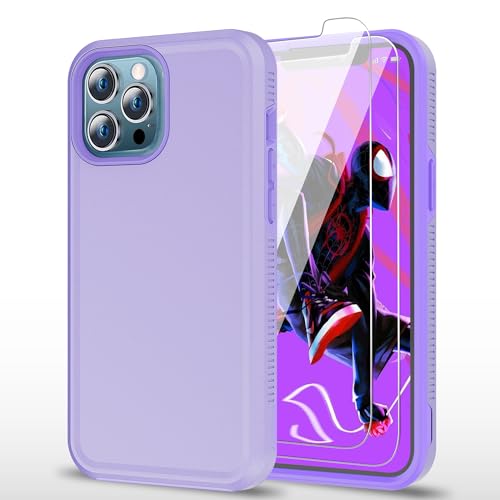 Coque iPhone 12 anti-chute violette pour resoudre le probleme des ecrans brises