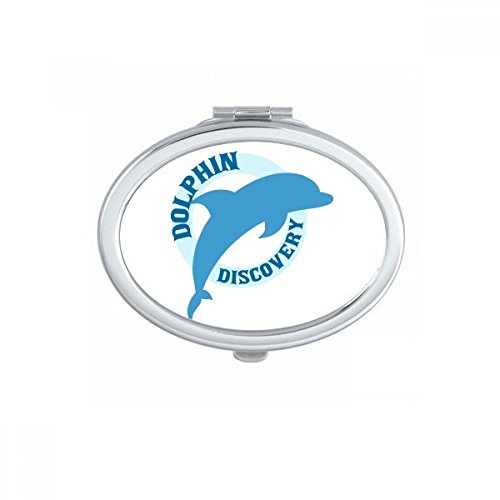 Miroir de maquillage compact ovale dauphin pour cosmétique - 2