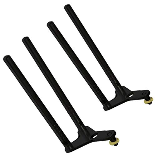 2 X Lidsters Black Snag Ear Bars for Bite Alarms Universal Carp Fishing Tackle