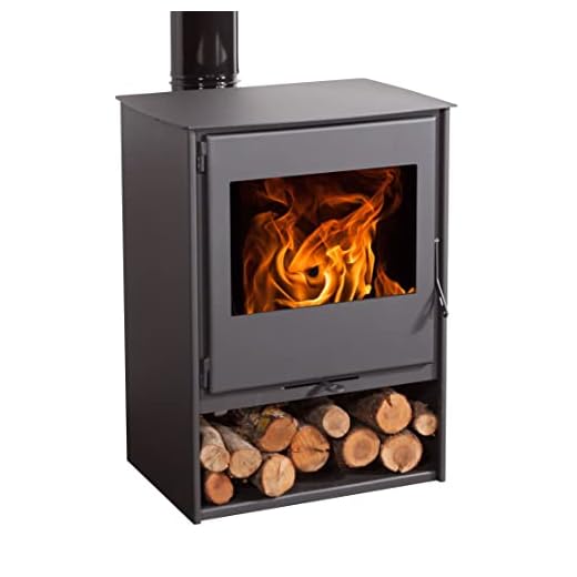 Estufa de leña Eco Design Milano Titanium