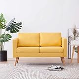 Gemütlicher Komfort im Kompaktformat: Dank 100 cm Sitzbreite und 40 cm Sitzhöhe bietet das kleine Sofa bequemen Platz für zwei Personen – platzsparendes mini sofa für Wohnzimmer, Jugendzimmer oder Diele