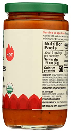365 By Whole Foods Market, Sauce Madras Curry Organic, 12 Ounce #TOP4