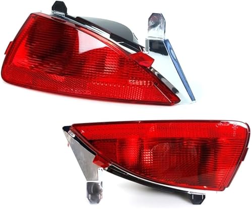Luces antiniebla del coche con óptica simétrica izquierda derecha y luz de freno