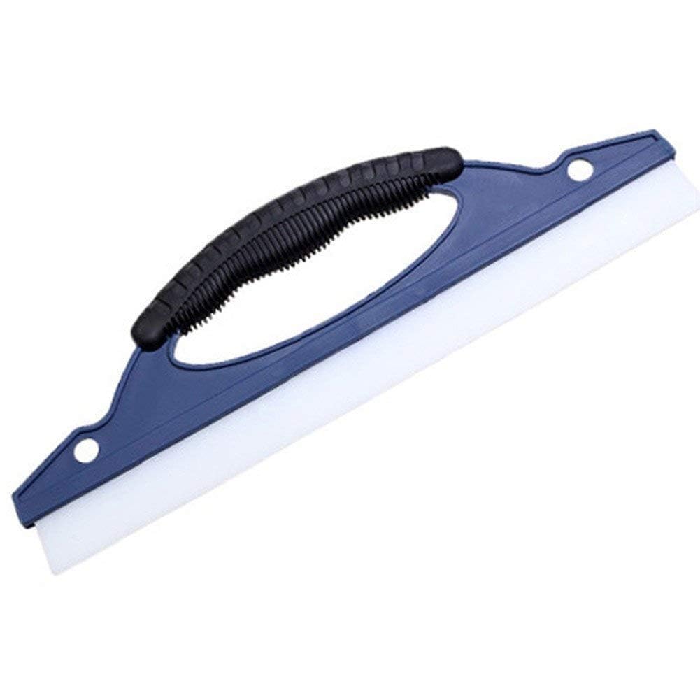 Florisca Silicone Water Wiper Blade for Car Windshield, Glass & Window Cleaning, Fast Drying Squeegee with Non-Slip Handle for Home, Auto & Bathroom Use-Pack of 1