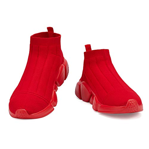Image of Casbeam Men's Running Knit Comfortable Lightweight Breathable Casual Sports Shoes Fashion Sneakers Slip-On Walking Shoes