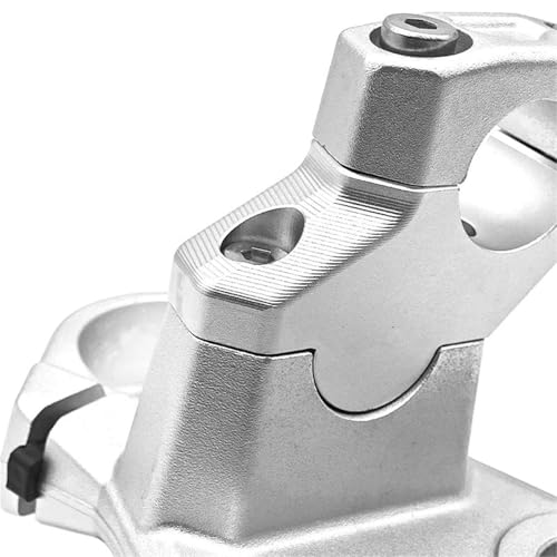 Elevador de manillar para Voge DS900X abrazadera de soporte plateada Style 1 5
