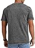 NITAGUT Men’s Distressed T-Shirts Cotton Crew Neck Vintage Tees Summer Casual Shorts Sleeves Tops,Grey,XXL #3