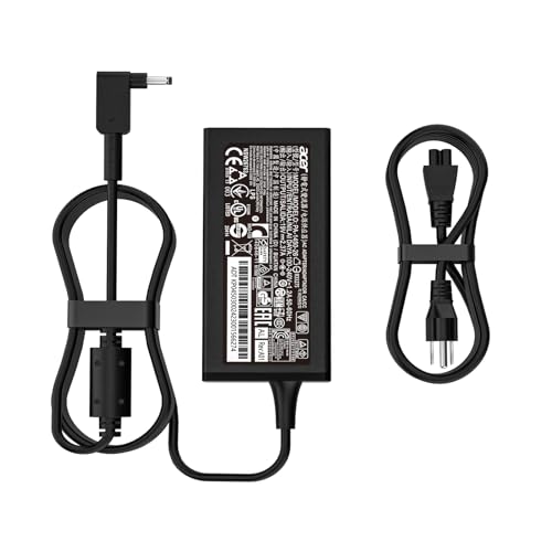 45W PA-1450-26 Laptop Charger Fit for Acer Aspire A115-32 A314-22 A314-23P A315-24P A315-35 A515-46 A515-56 A515-54 Chromebook R11 C720 C731 C738T C740 CB3-111 CB3-131 AC Adapter Power Cord 19V 2.37A