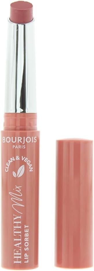 Bourjois Healthy Mix Clean Lip Sorbet – Peanude Butter 06, Moisturising Lip Balm, Vegan Makeup, 1.7 g
