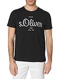 Regular fit s.Oliver Herren 130.10.106.12.130.2063452 T-Shirt, Schwarz, XXL