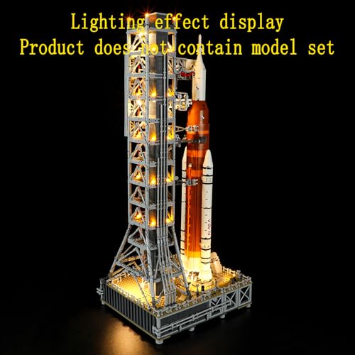 GEAMENT LED Light Kit Compatible with Lego NASA Artemis Space Launch System - Lighting Set for Icons 10341 (Model Set Not Included) - Image 4