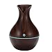 Produktbild Lovearn Ultraschall Duft Humidifier,Essential Oil Diffuser, 2018 Newest Wood Grain 130ml Ultrasonic Cool Mist Humidifier Waterless Auto Shut-Off for Home Office Bedroom (Dark Wood)