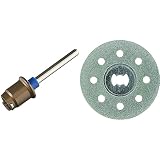 Dremel SC402 EZ SpeedClic Mandrel, mandrino SpeedClic con 3,2 mm per un cambio rapido e senza chiavi degli accessori & EZ SpeedClic SC545 Diamond Cutting Wheel, Rotary Tool Accessory