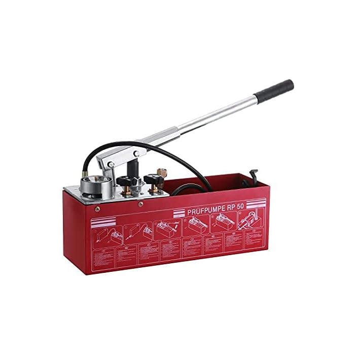 Buy ABBASALI Hydraulic Manual Pressure Test Pump 50 Bar Pressure Test