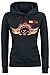 Produktbild Volbeat Burning Skullwing Frauen Kapuzenpullover schwarz M