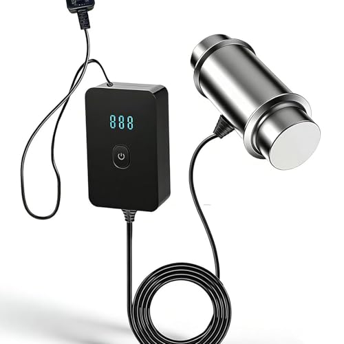 Limpiador ultrasónico portátil para el hogar, máquina de limpieza ultrasónica sumergible comercial, frecuencia de 40 kHz, temporizador de 5 minutos, para frutas, verduras, platos, vasos, joyas de anil