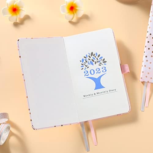 Pocket Diary 2023 - A6 Diary 2023 Week to View, from January to December 2023,with Elastic Closure