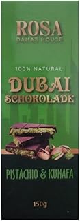 ROSA Damas House 100% Natural Dunai Konafa Chocolate Bar With Pistachio - 150 g