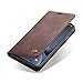Produktbild zanasta Ledertasche kompatibel mit Samsung Galaxy A40 Schutzhülle Flip Case Magnetverschluss Kartenfächer Standfunktion Dunkelbraun