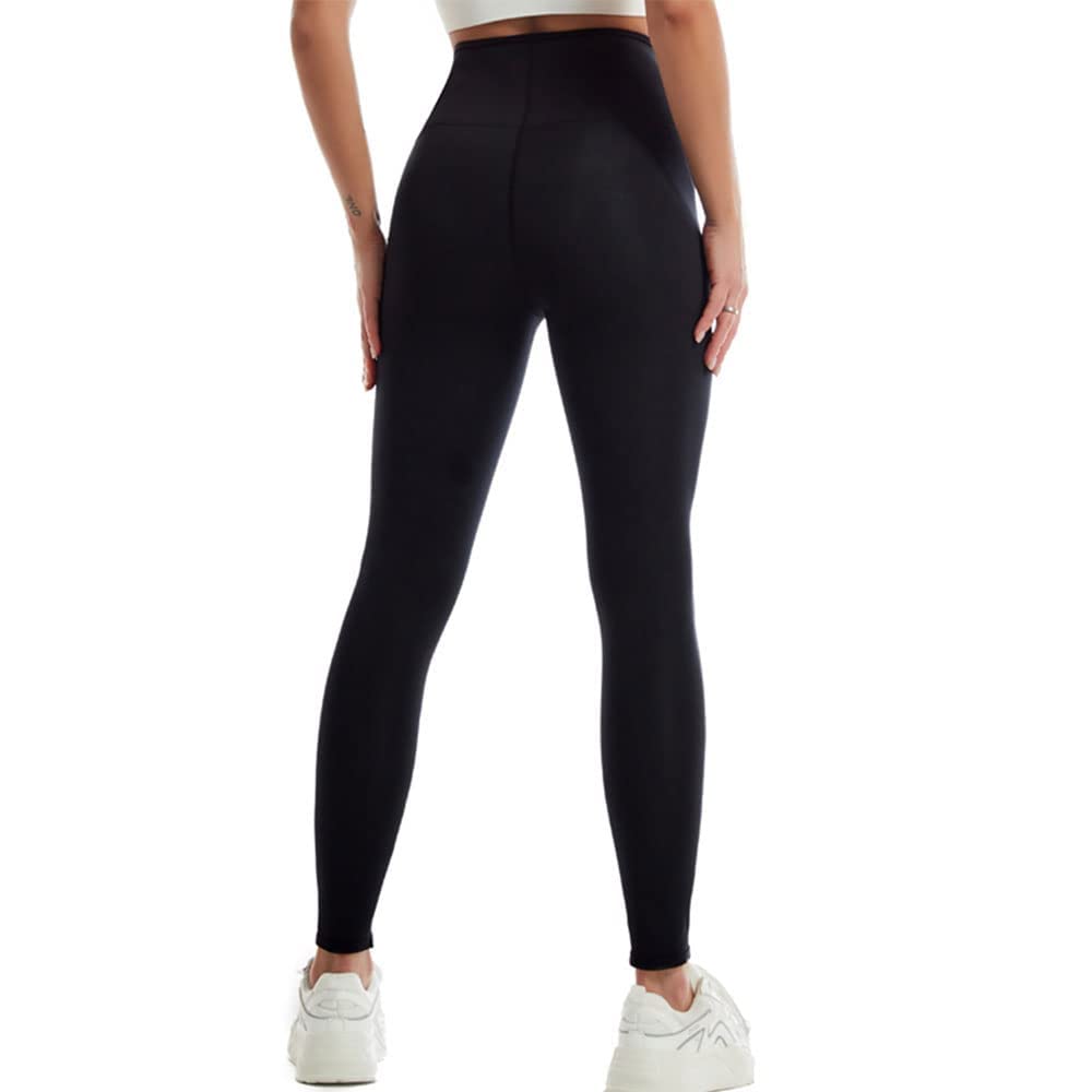 Leggings da Donna, Pantaloni Sauna Dimagranti,Leggings Anticellulite Donna Fitness,per Sport, Palestra, Yoga