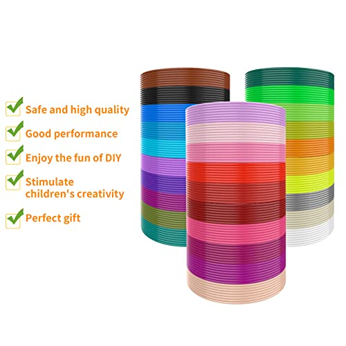 Filamento PLA 1.75 mm, 30 Colores, Filamento PLA para Pluma de 3D Pen, 16 Feet (5M por Color) Total 492 Feet Apto para MayorÃa de Pluma 3D e Impresoras 3D 3 Filamento PLA 1.75 mm, 30 Colores, Filamento PLA para Pluma de 3D Pen, 16 Feet (5M por Color) Total 492 Feet Apto para MayorÃa de Pluma 3D e Impresoras 3D - Imagen 4