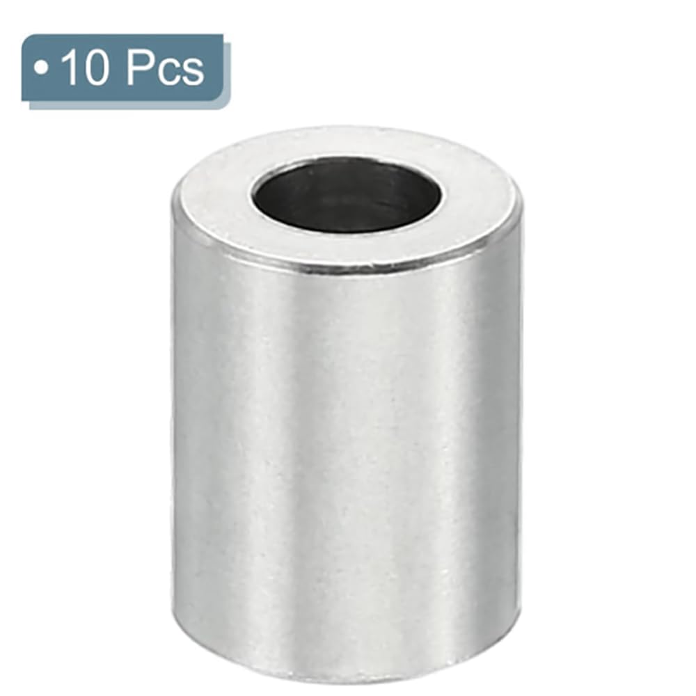 TOP-VIGOR 10Pcs M4 Aluminum Spacer, 4.2mm ID x 8mm OD x 10mm Length Metal Spacer - Image 3
