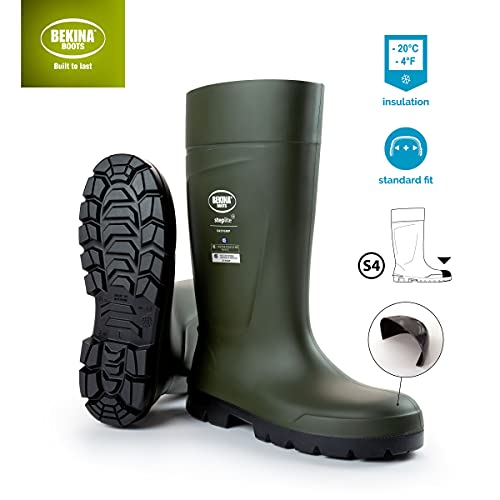 Bekina Steplite EasyGrip S4 Safety Toe Wellington Boots for Men and Women - Lightweight Waterproof SRC Certified Non Slip Steel Toe Boots for Men and Women3