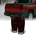 For Chevy Avalanche 1500 2500 Dark Red Tail Lights Tail Lamps Driver + Passenger Side Replacement Pair