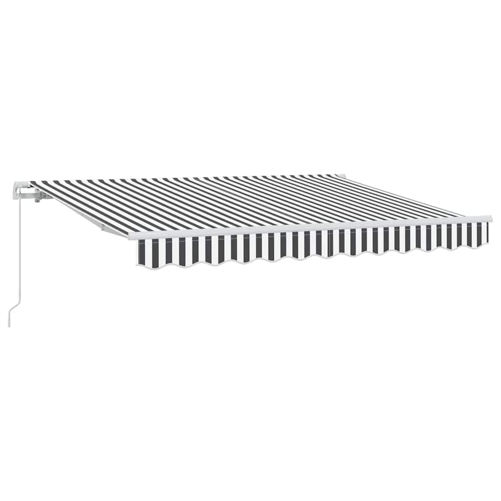 Store rétractable anthracite 250x200 cm à bras articulé pour terrasse