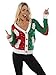Women's Ugly Christmas Sweater - Snowmen Dancing Cardigan
