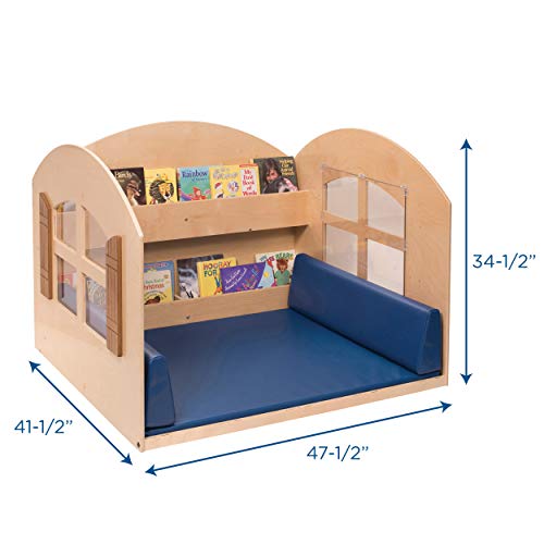 Children’s Factory, Angeles, Ang9002, Value Line Reading Nook, Toddler Bookshelf Organizer, Kids Playroom, Preschool & Daycare Storage & Book Display #TOP2