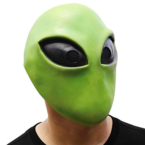 Image of PartyHop - Cool Green Alien Latex Mask