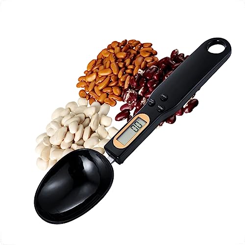 Balança de alimentos portátil LCD digital medidora colher de grama eletrônica de peso de escama de c