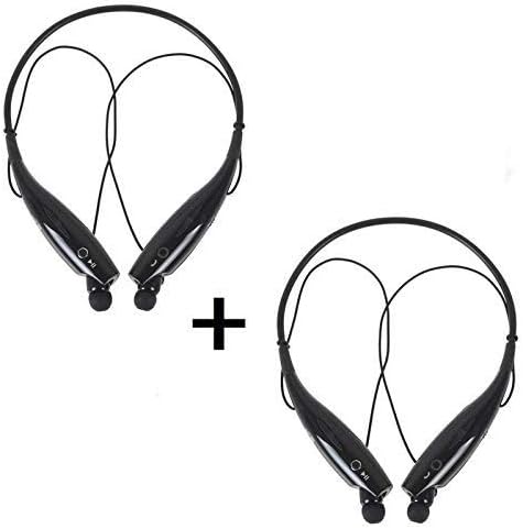 VOSAVO Pack of Two Hbs-730 Bluetooth Stereo Wireless Headset with Calling Functions and Play Pause Buttons