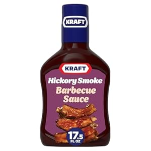 Kraft Hickory Smoke Slow-Simmered Barbecue Sauce, 17.5 oz Bottle