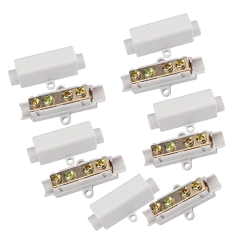 PANGBOER 10 conectores de empalmes rápidos de 1000 V, 100 A, terminales de cable en línea, instalación sencilla para lámpara de techo e interruptores Wi