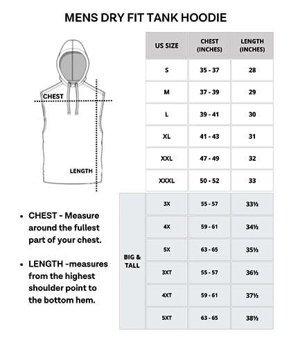 Real Essentials 3 Pack: Men’S Dry Fit Moisture Wicking Hooded Tank Top Active Athletic Hoodie Pullover Sweatshirt Workout Running Fitness Gym Sports Bodybuilding Casual Sweatshirt Outdoor Muscle Top-Set 5,3Xl thumb #5