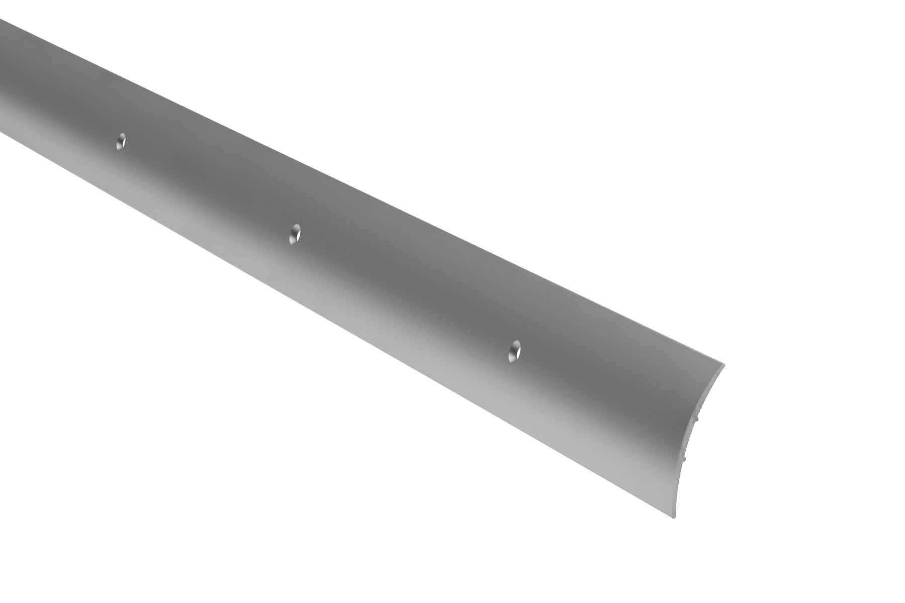 Übergangsprofil, SILBER zum Verschrauben, Länge 1m, Breite 40 mm, Made in Germany, Übergangsschiene Aluminium eloxiert, Übergangsleiste (silber, B: 40mm H: 4,6mm zum Schrauben)