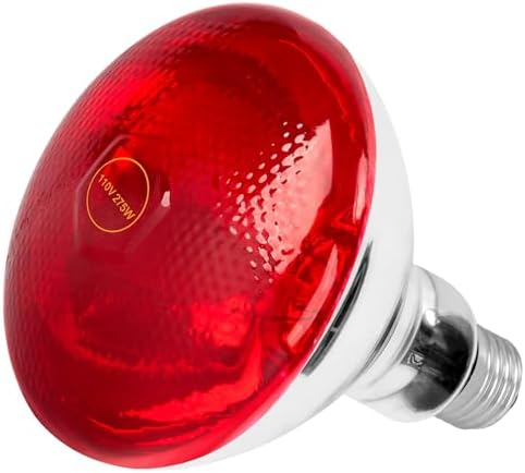 Infrared Light Bulb, 275W Near Infrared Red Light Therapy Bulbs, Infrare Heat Lamp Blub Fits for E26 / E27 Base