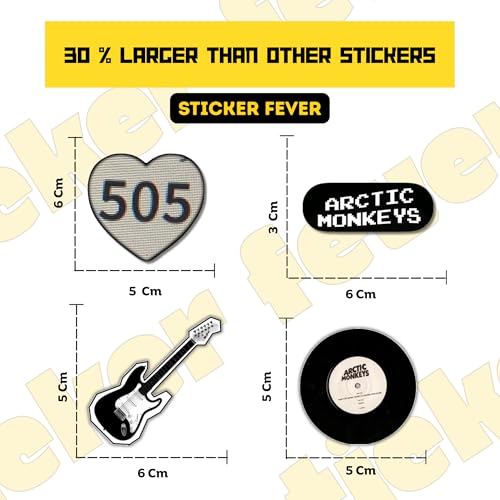 Image of Pack of 15 Cute Stickers for Laptops /Mobiles /Guitar /Journal etc. (Arctic Monkeys)