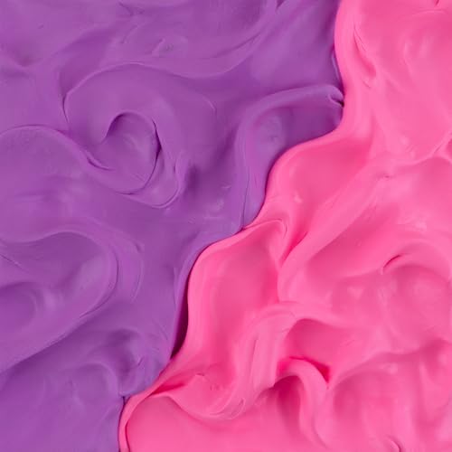 Geladough (Grape & Bubble Gum Scented) - Sensory Fidget Dough – Non-Sticky & No Residue Putty with Mix-Ins & Spoon, 180g – Stress Relief & Aromatherapy Toy for Kids & Adults