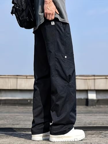 Image of Lymio Cargo for Men || Cotton Cargo Pant || Drawstring Waist Pant (Also Available in Plus Sizes) (145-148)
