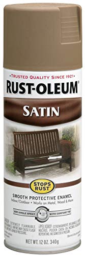 Image of Rust-Oleum 241238-6PK Stops Rust Spray Paint, 12 oz, Satin Dark Taupe, 6 Pack