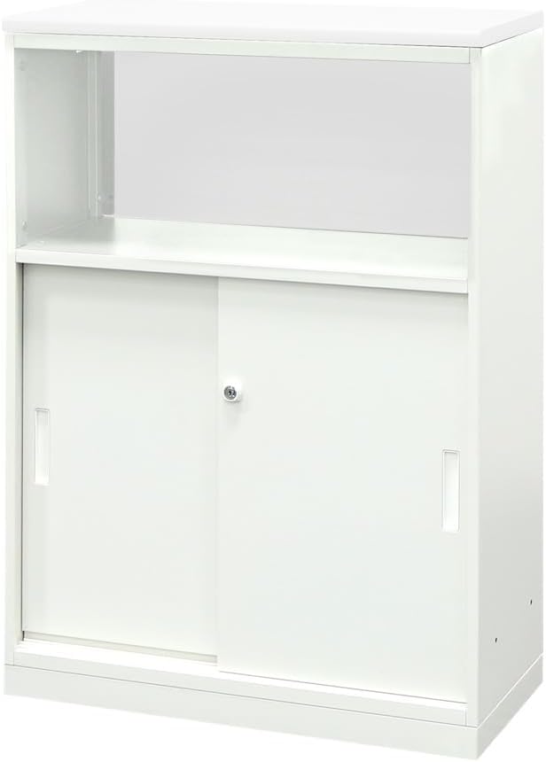 【法人専用】 LOOKIT ハイカウンター 幅800mm 受付カウンター カウンターテーブル 本体ホワイト×天板ホワイト WPC-0