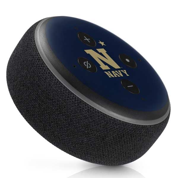 Skinit Decal Audio Skin Compatible with Amazon Echo Dot 3 - Officially Licensed United States Naval Academy USA Design