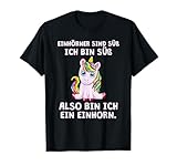 Lustige Einhorn Sprüche als Geschenk Idee für Unicorn Einhorn Liebhaber
